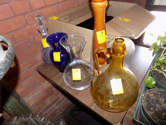 Grp of Vases and Bottles