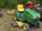 JD 320 Lawn Tractor, Hyd. Lift, 48'' Cut, Hydro, w/Rear Wheel Wts, Tire Cha