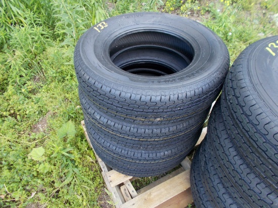 New ST205/75R15 Trailer Tires (4 x Bid Price)