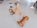 Custom Made Kubota Bike/Reel Mower, Grand L Series, Pedal Power, Real Neat!