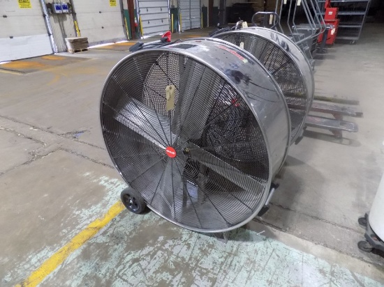 Shop Air Industrial 45'' Stainless Framed Portable Fan