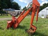 Orange H.D. 3pth Backhoe Attachment, All Hyd. Operated w/ 16'' Bucket, Nice