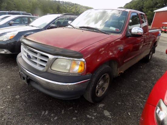 '99 Ford F-150 Ext Cab, Long Box, Red, Auto, TMU, VIN#:2FTRX17W9XCA65306 -