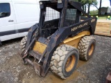 New Holland LX985 Skid Loader, ROPS, Aux. Hyd.'s, NO Bucket, 5125 Hours, Ex