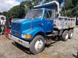 '90 IH 8100 TA Dump Truck, 13' Body, Exc,, Dsl Eng, 9 Spd Man Trans, Cummin