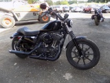 2019 Harley Davidson XL1200 Sportster Motorcycle, After Market Saddlemans S