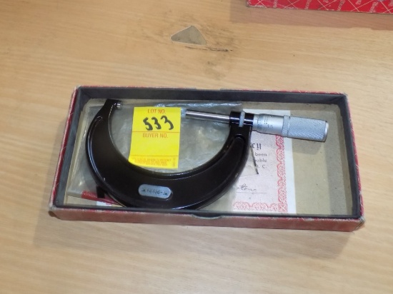 Starrett 3'' Micrometer