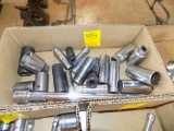 Box of 1/2'' and 3/4'' Sockets, A Coupe of Them Are Snap On
