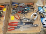 Box w/Pliers, Snips, Wire Stripppers & Vice Grip