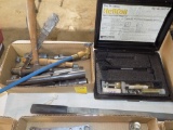 Box w/Body Work Hammer, Screwdrivers, Extensions & HeliCoil Spark Plug Repa