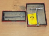 (2) Starrett Telescopic Gauges, 1 1/4'' & 2 1/8'' and 3/4'' to 1 1/4'' Size