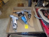 (4) Air Tools, Ingersol Rand Drill, Central Pneumatic Drill, Rockwell 1/2''