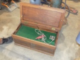 Antique Wooden 3-Drawer Machinist Box, Real Nice