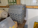 (6) Gray Tote Bins