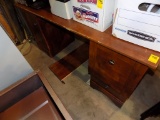3-Drawer Wooden Desk, 5' Long x 2' Deep x 49'' Tall