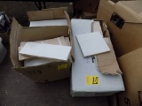 (2) Boxes of White Tile, (1) Box 5'' x 5'' ; (1) Box 2 1/2'' x 8''  LOWE'S