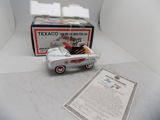 Texaco 1948 BMC Fire Engine Pedal Car by Crown Premiums, Special Edition 1