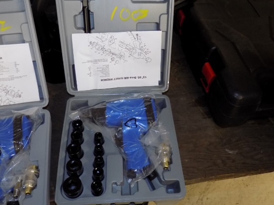 New Air Impact Wrench w/ Sockets In Case
