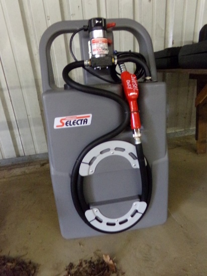 New Selecta Portable Diesel Buddy, Elec Operated, 50 Gal.?, Real Nice
