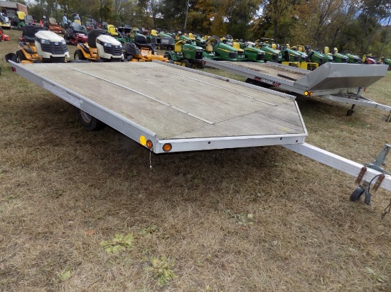 2002 Sled Bed Alum. Snowmobile Trailer, Vin #: 5A8MB151X32018129, HAS REG.