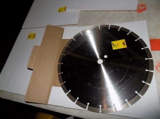 (2) New 14'' Premium Diamond Blades (2 x Bid Price)