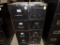 (2) Black 4 Drawer File Cabinets