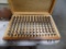 Meyer Gages Pin Gauge Set in Wooden Box, .501-.625 , Missing Only 1