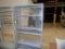 7 Tier Metal Shelf with Clear Plastic on 3 Sides, 36'' Wide x 75'' Tall x 1