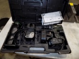 Hitachi 18 Volt Flashlight/Drill set with 2 Batteries and Charger in Case