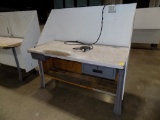 5' Work Bench with Back Board