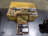 Micrometer Set in Wood Box, Missing 2 and 5C Collet Blocks