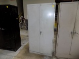 2 Door Metal Cabinet, White, 6' x 36'' Wide