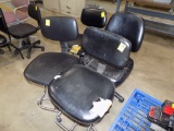 (4) Black Rolling Chairs