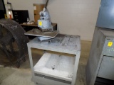 MSC 6'' Up to 16 Gauge Metal Corner Shear on a Very Rugged Rolling Cart