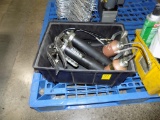 Bin of Grease Guns and Oil Cans