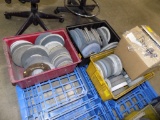 (3) Bins and a Box Full of Griding Wheels