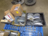 (3) Bins and 2 Boxes Full of Grinding Wheels
