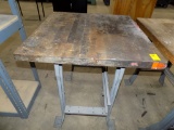 30'' Work Bench with Wooden Top
