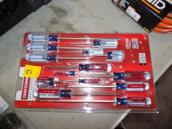 NEW 14 Piece Craftsman Screw Driver Set