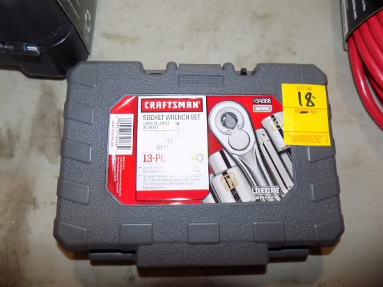 NEW Craftsman 3/8'' Drive, 13 Piece Socket Wrench Set