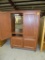 NEW Cherry / Cinnamon Oak Entertainment Cabinet w/ 4 Fold Away Doors-44'' W