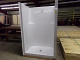 Fiberglass 1 Pc Standup Shower, 48'' Wide x 34'' Deep x 78'' Tall