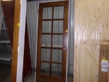 New Mahogany 10 Lite Prehung Exterior Door, 30'' RH