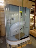 New Self-Contained RHD Luxury Shower Unit/Enclosure, Jetted, 32'' x 48' x 8