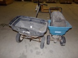 (2) Lawn Spreaders + Chainsaw Case
