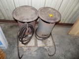 (2) Large Propane Space Heaters