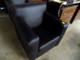 Black Leather Club Chair