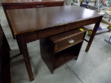 26'' x 48'' Table w/Pull-Out Writing Table & Single-Drawer End Table