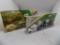 (2) 1/64 Scale JD Equipment Hauling Sets.  Tractor Trailer and 2 Tractors i