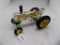 JD 530 Plastic Tractor in 1/16 Scale, Chrome Plated, Missing Steering Wheel